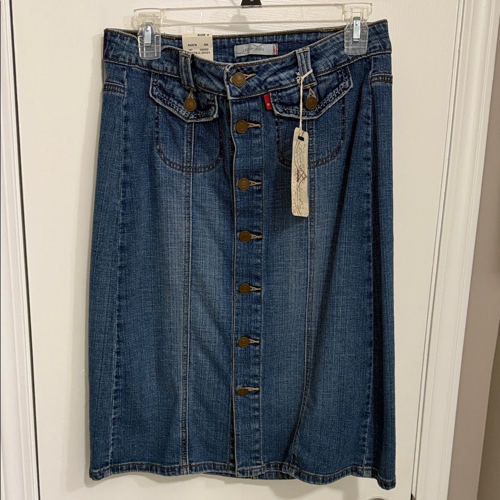 Levi's Blue Denim Skirt